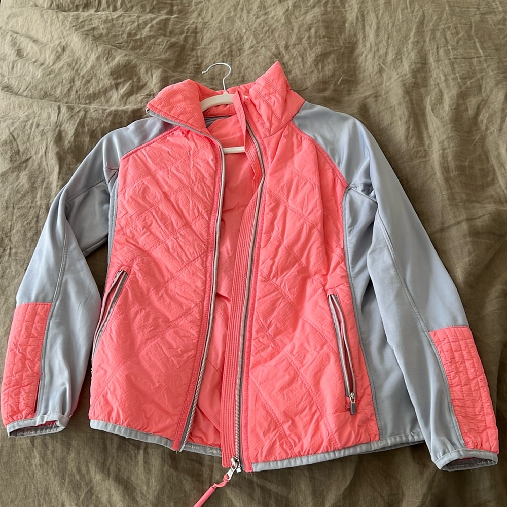 Pink Calvin and Kline athletic jacket